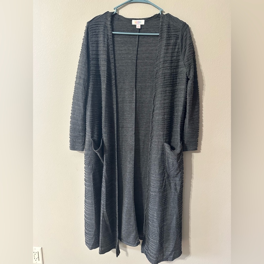 LuLaRoe Heather Gray Cardigan
